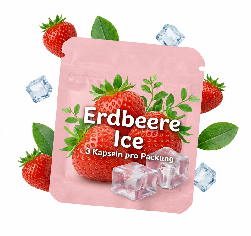 Monatspackung Aromakapseln – FRESH ERDBEERE ICE