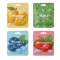 4er Aroma-Mix . Alle 4 Sorten: Mango, Minze, Erdbeer-Eis und Heidelbeer-Eis. Nur bei Paket 2 und Paket 3 verfügbar.