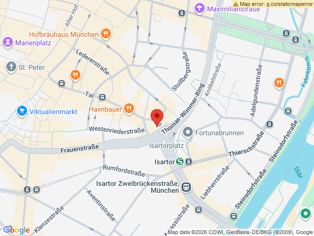 Google map: Mnichov
